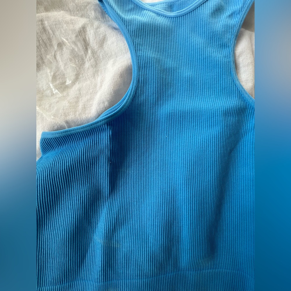 Blue Halter Top - Picture 2 of 4